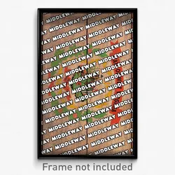 Middleway West Virginia Poster (WV City Souvenir 11x17 Town Print)