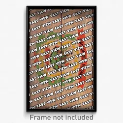 East View West Virginia Poster (WV City Souvenir 11x17 Town Print)