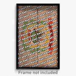 East Dailey West Virginia Poster (WV City Souvenir 11x17 Town Print)
