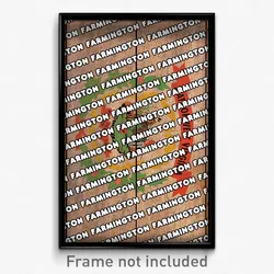 Farmington West Virginia Poster (WV City Souvenir 11x17 Town Print)