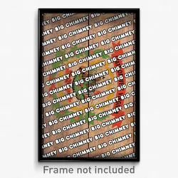 Big Chimney West Virginia Poster (WV City Souvenir 11x17 Town Print)