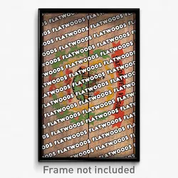 Flatwoods West Virginia Poster (WV City Souvenir 11x17 Town Print)
