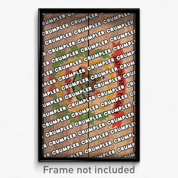 Crumpler West Virginia Poster (WV City Souvenir 11x17 Town Print)