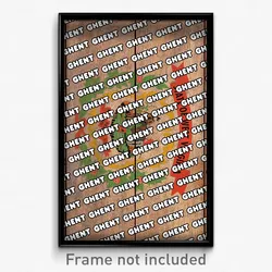 Ghent West Virginia Poster (WV City Souvenir 11x17 Town Print)