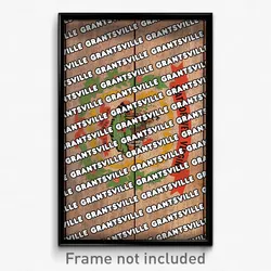 Grantsville West Virginia Poster (WV City Souvenir 11x17 Town Print)