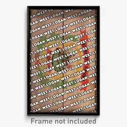 West Logan West Virginia Poster (WV City Souvenir 11x17 Town Print)