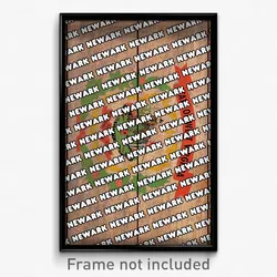 Newark West Virginia Poster (WV City Souvenir 11x17 Town Print)
