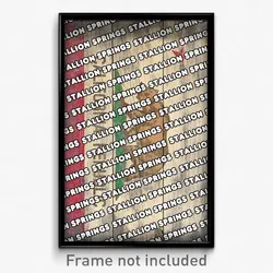 Stallion Springs California Poster (CA City Souvenir 11x17 Town Print)