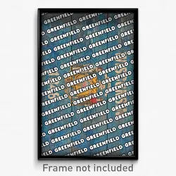 Greenfield Wisconsin Poster (WI City Souvenir 11x17 Town Print)