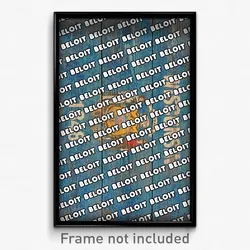 Beloit Wisconsin Poster (WI City Souvenir 11x17 Town Print)