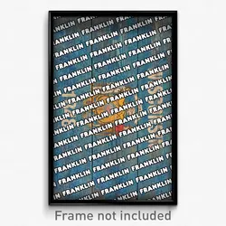 Franklin Wisconsin Poster (WI City Souvenir 11x17 Town Print)