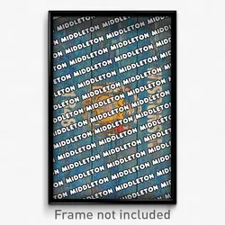 Middleton Wisconsin Poster (WI City Souvenir 11x17 Town Print)