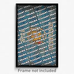 Pleasant Prairie Wisconsin Poster (WI City Souvenir 11x17 Town Print)