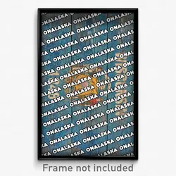 Onalaska Wisconsin Poster (WI City Souvenir 11x17 Town Print)