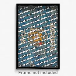 Hartford Wisconsin Poster (WI City Souvenir 11x17 Town Print)