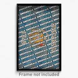 Greendale Wisconsin Poster (WI City Souvenir 11x17 Town Print)