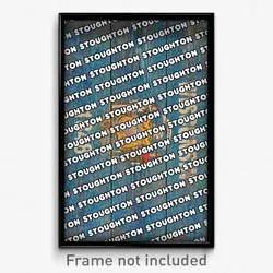 Stoughton Wisconsin Poster (WI City Souvenir 11x17 Town Print)