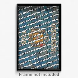 Port Washington Wisconsin Poster (WI City Souvenir 11x17 Town Print)