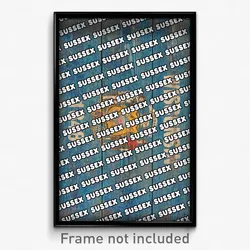 Sussex Wisconsin Poster (WI City Souvenir 11x17 Town Print)