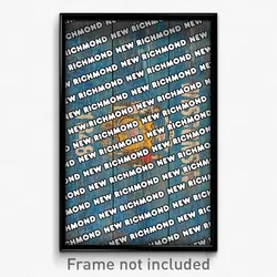 New Richmond Wisconsin Poster (WI City Souvenir 11x17 Town Print)