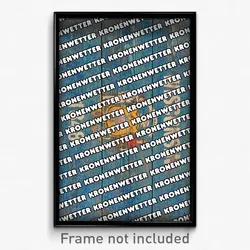 Kronenwetter Wisconsin Poster (WI City Souvenir 11x17 Town Print)