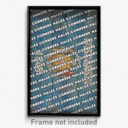 Hales Corners Wisconsin Poster (WI City Souvenir 11x17 Town Print)