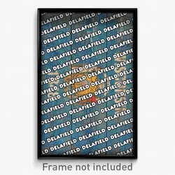 Delafield Wisconsin Poster (WI City Souvenir 11x17 Town Print)