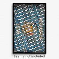 Fox Point Wisconsin Poster (WI City Souvenir 11x17 Town Print)