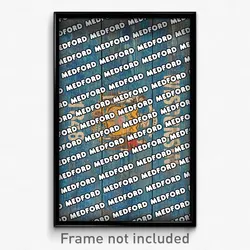 Medford Wisconsin Poster (WI City Souvenir 11x17 Town Print)