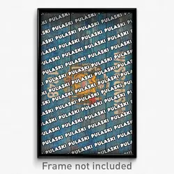 Pulaski Wisconsin Poster (WI City Souvenir 11x17 Town Print)