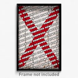 Homewood Alabama Poster (AL City Souvenir 11x17 Town Print)