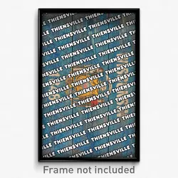 Thiensville Wisconsin Poster (WI City Souvenir 11x17 Town Print)