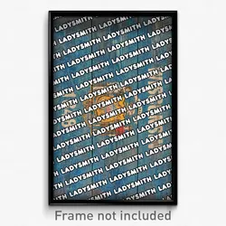 Ladysmith Wisconsin Poster (WI City Souvenir 11x17 Town Print)