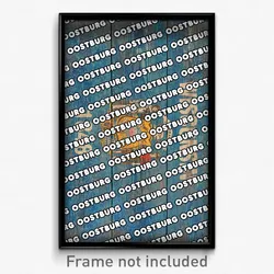 Oostburg Wisconsin Poster (WI City Souvenir 11x17 Town Print)
