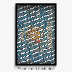 Somerset Wisconsin Poster (WI City Souvenir 11x17 Town Print)