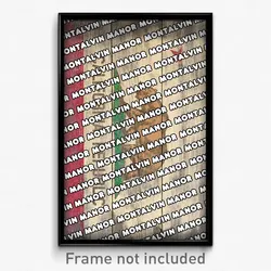 Montalvin Manor California Poster (CA City Souvenir 11x17 Town Print)