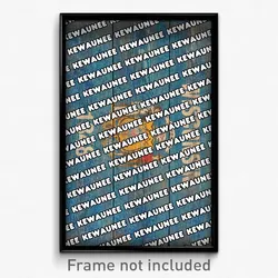 Kewaunee Wisconsin Poster (WI City Souvenir 11x17 Town Print)