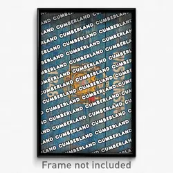Cumberland Wisconsin Poster (WI City Souvenir 11x17 Town Print)