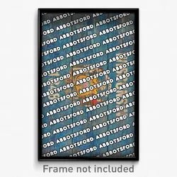 Abbotsford Wisconsin Poster (WI City Souvenir 11x17 Town Print)