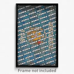 Ixonia Wisconsin Poster (WI City Souvenir 11x17 Town Print)