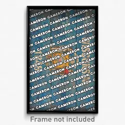 Cameron Wisconsin Poster (WI City Souvenir 11x17 Town Print)
