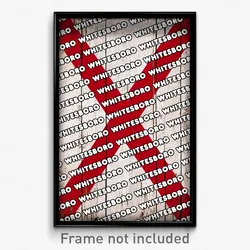 Whitesboro Alabama Poster (AL City Souvenir 11x17 Town Print)