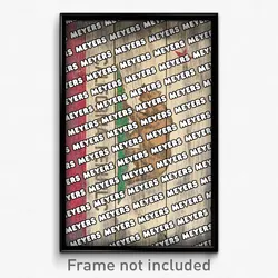 Meyers California Poster (CA City Souvenir 11x17 Town Print)