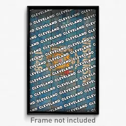 Cleveland Wisconsin Poster (WI City Souvenir 11x17 Town Print)