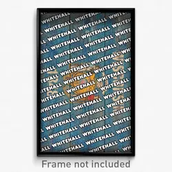 Whitehall Wisconsin Poster (WI City Souvenir 11x17 Town Print)
