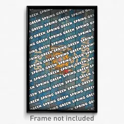 Spring Green Wisconsin Poster (WI City Souvenir 11x17 Town Print)