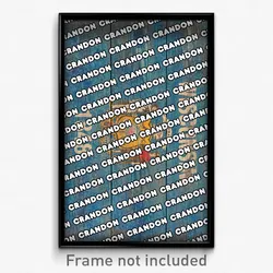 Crandon Wisconsin Poster (WI City Souvenir 11x17 Town Print)