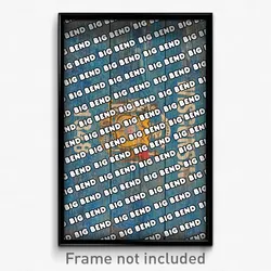 Big Bend Wisconsin Poster (WI City Souvenir 11x17 Town Print)