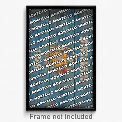 Montello Wisconsin Poster (WI City Souvenir 11x17 Town Print)