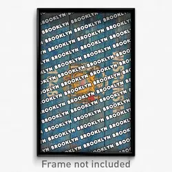 Brooklyn Wisconsin Poster (WI City Souvenir 11x17 Town Print)